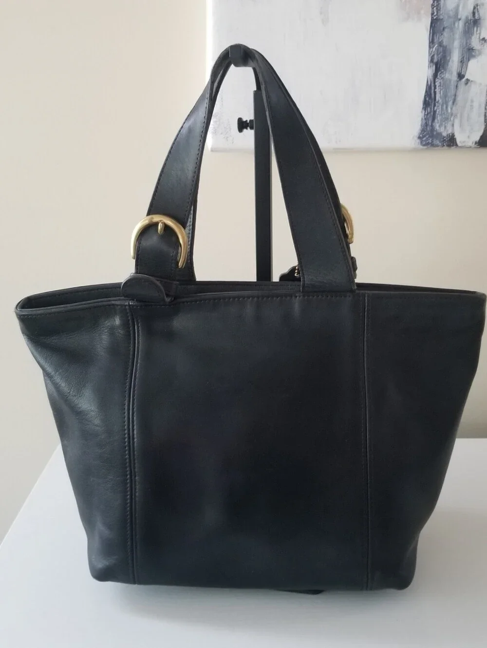 Coach Waverly Vintage Tote Bag Satchel Zip Top - Picture 3 of 16